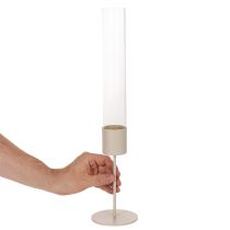 daiktų Modernus 45 cm stiklinis cilindrinis žvakidis