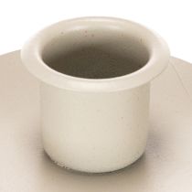 daiktų Žvakidė su beržo medienos pagrindu ir metaliniu žiedu, 20 cm