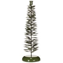 daiktų Žvakidė su kalėdinės eglutės raštu, žalio metalo, 45 cm