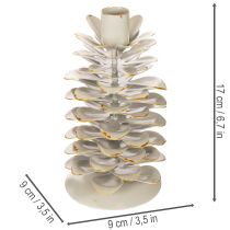 daiktų Pušies kankorėžio formos žvakidė kūginėms žvakėms, 17 cm