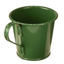 daiktų Siaurėjanti žvakidė, puodelio formos, tamsiai žalia, aukštis 6 cm, 6 vnt.