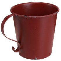 daiktų Kūginis žvakių laikiklis vintažinis puodelis dekoratyvinis vyno raudonas Ø11cm H11cm