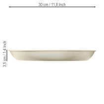 daiktų Siaurėjanti žvakidė 4 žvakėms, žvakidės dubuo, pilko metalo, Ø30 cm