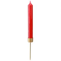 daiktų Žvakių laikiklis, skirtas užkimšti matiniu auksu Ø22mm H10,5cm 12 vnt.