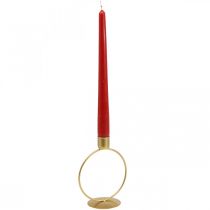 Žvakidė auksinė žvakidė metalinis žiedas Ø10,5cm