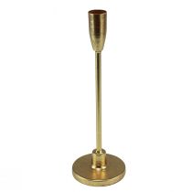 Žvakidėkliukas auksinė auksinė žvakidė metalinė H20cm