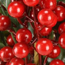 daiktų Kalėdinių bugienio šakelių uogos, dirbtinės Ilex 45 cm, 6 vnt.