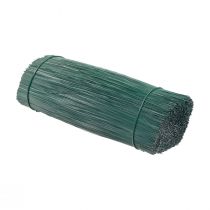 Kištukinė viela žalia craft vielos floristinė viela Ø0,4mm 13cm 1kg