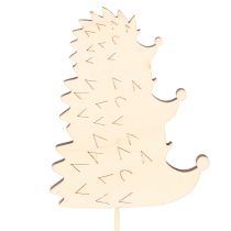 daiktų Dekoratyviniai sodo kuolai - spalvinga ežių šeima - 34 cm, 12 dalių -