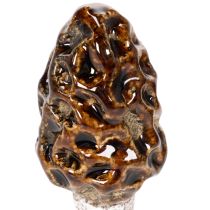 daiktų Dirbtinis morelio grybo dekoratyvinis kuolas augalų vazonams ir stalui, 13 cm, 2 vnt.