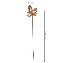 daiktų Metalinis kankorėžio papuošimas, kankorėžio motyvas, 96 cm