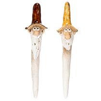 daiktų Dekoratyvinė sodo nykštuko figūrėlė augalų vazonams, 16 cm, 2 dalys