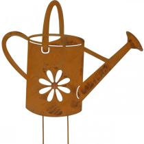 Gėlių kamštelių laistytuvas, sodo kamštis iš metalo, rūdžių apdaila L39cm