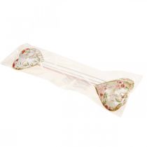 daiktų Gėlių kamštukas širdelė dekoratyvinis kamštukas širdelės gėlės 8×1,5×8cm 4 vnt