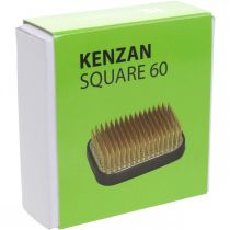 daiktų Kenzan Ikebana gėlės stiebas, sidabro žalvario spalvos, stačiakampis, 60 × 45 mm