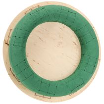 daiktų Gėlių putplasčio vainikas ant medžio, šlapių gėlių putplasčio, žalias, Ø29 cm