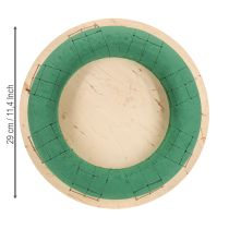 daiktų Gėlių putplasčio vainikas ant medžio, šlapių gėlių putplasčio, žalias, Ø29 cm