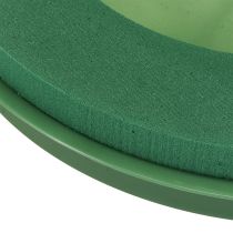 daiktų Gėlių putplasčio vainikas su dubenėliu, šlapio gėlių putplasčio, Ø29cm, 2 vnt.