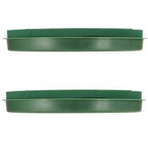 daiktų Gėlių putplasčio vainikas su dubenėliu, šlapio gėlių putplasčio, Ø29cm, 2 vnt.