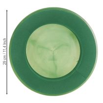 daiktų Gėlių putplasčio vainikas su dubenėliu, šlapio gėlių putplasčio, Ø29cm, 2 vnt.