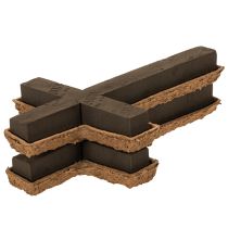 daiktų Gėlių putplasčio kryžius OASIS® Renewal® gėlių putplasčio Biolit® memorialinis floristas 42 cm 2 vnt.