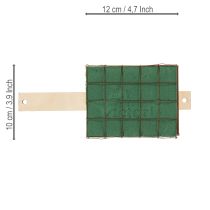 daiktų Gėlių putplasčio plytų pagrindas, medinis Florette Eco 12 × 10 cm