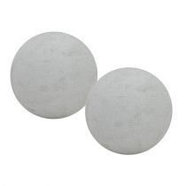 daiktų Gėlių putplasčio rutulys įjungiamas rutulys pilkas Ø12cm 6 vnt