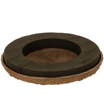 daiktų Gėlių putplasčio žiedas su pagrindu OASIS® Renewal® Floral Foam Biolit® 38 cm 2 vnt.