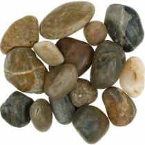 River Pebbles Natural Light and Dark 3-6cm 1kg