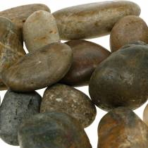 River Pebbles Natural Light and Dark 3-6cm 1kg