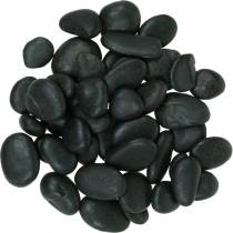 daiktų Upės akmenukai natūralūs juodi 2-3cm 1kg