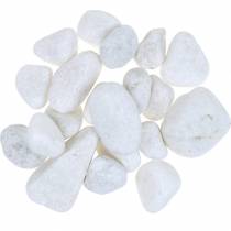 daiktų Upės akmenukai Natural White 3-5cm 1kg