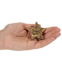 daiktų Blizgančios dekoratyvinės žvaigždės stalo dekoravimui, 5 cm, 9 vnt.