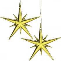Kalėdinės dekoracijos žvaigždės pakabukas Golden W11,5cm 16vnt