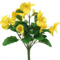 Dirbtinės našlaitės Geltona Dirbtinė gėlė klijuoti 30cm