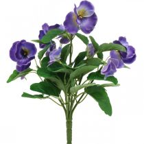 Dirbtinės našlaitės violetinės dirbtinės gėlės pievos gėlė 30cm