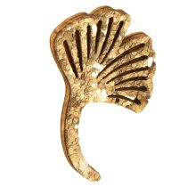 daiktų Taškinė dekoracija auksinė gingko dekoracija ginkmo lapų blizgučiai 3×4cm 72 vnt