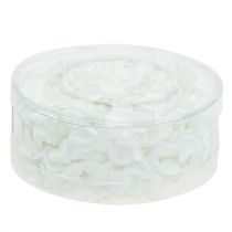 daiktų Dekoratyvinės širdelės baltos 14mm 800 vnt