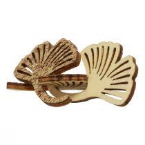 daiktų Taškinė dekoracija auksinė gingko dekoracija ginkmo lapų blizgučiai 3×4cm 72 vnt