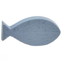 daiktų Taškinė apdaila medžio apdaila žuvis mėlyna balta jūrinė 3–8cm 24vnt