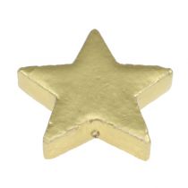 Išsklaidytos dekoravimo žvaigždės mišinys 4-5cm auksinis matinis 72vnt