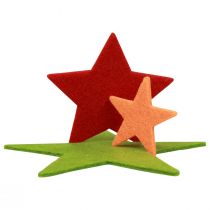 Išbarstyti dekoravimo žvaigždutes, išbarstyti detales Kalėdinė spalvinga 108 vnt