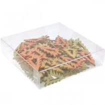 daiktų Taškinė dekoracija Kalėdų eglutė oranžinė 4cm 72 vnt