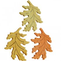 daiktų Stalo puošmena rudens rudens lapai išbarstyti dekoravimo lapai 4cm 72 vnt