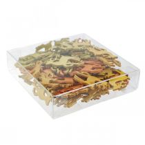 daiktų Papuošimas kalėdine mediena elnias natūralus 4×3cm 72 vnt