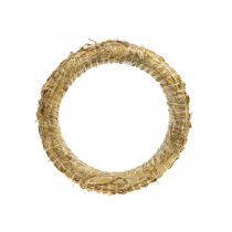 daiktų šiaudų vainikas 30/4cm 10 vnt