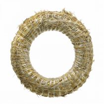 daiktų šiaudų vainikas 40/8cm 5 vnt
