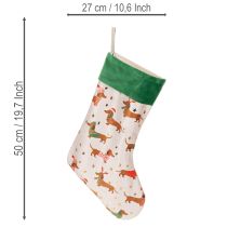 daiktų Kalėdinė kojinė su takso motyvu, 50 cm