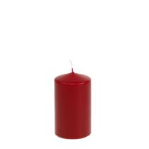 daiktų Stulpinė žvakė 100/60 sena raudona 16vnt