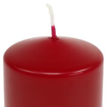 daiktų Stulpinės žvakės raudonos Advento žvakės senos raudonos 120/50mm 24vnt